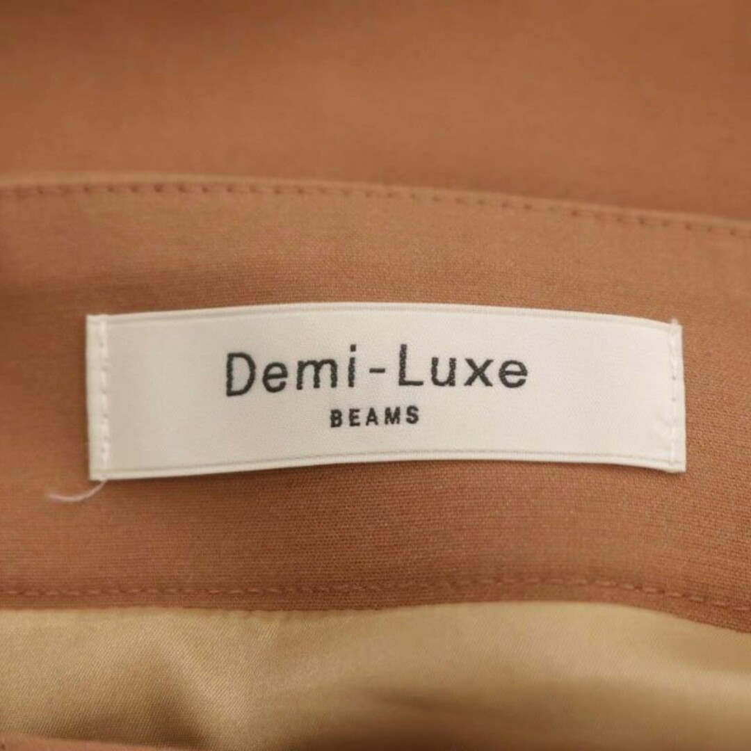 Demi-Luxe BEAMS(デミルクスビームス)のデミルクス ビームス タイトスカート ロング ミモレ 34 茶 ブラウン ■OS レディースのスカート(ロングスカート)の商品写真
