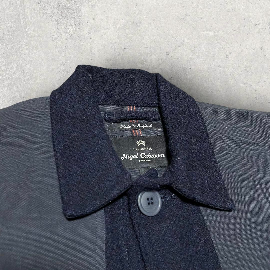 Nigel Cabourn(ナイジェルケーボン)の美品 Nigel Carbourn × Harris Tweed ジャケット 紺 メンズのジャケット/アウター(その他)の商品写真