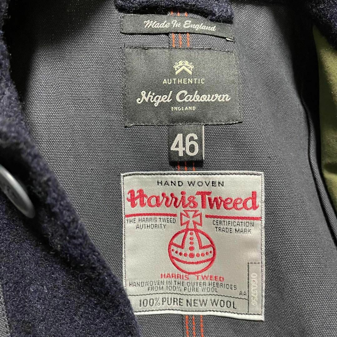 Nigel Cabourn(ナイジェルケーボン)の美品 Nigel Carbourn × Harris Tweed ジャケット 紺 メンズのジャケット/アウター(その他)の商品写真