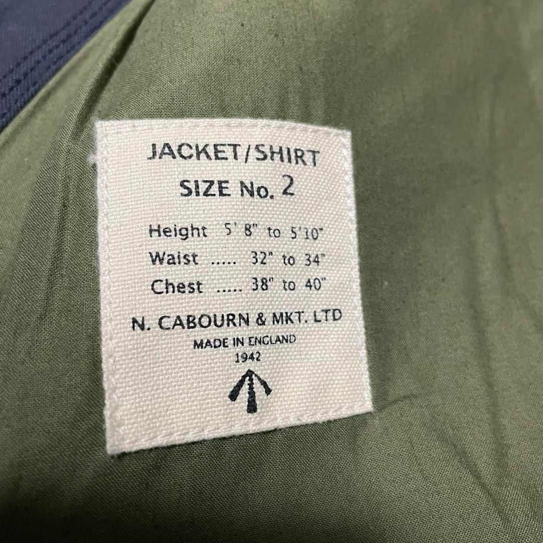 Nigel Cabourn(ナイジェルケーボン)の美品 Nigel Carbourn × Harris Tweed ジャケット 紺 メンズのジャケット/アウター(その他)の商品写真