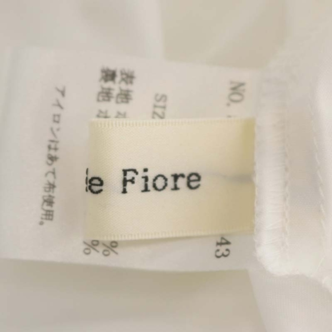 Debut de Fiore(デビュードフィオレ)のデビュー ド フィオレ バイレッセパッセ ブラウス 半袖 36 白 ホワイト レディースのトップス(シャツ/ブラウス(半袖/袖なし))の商品写真