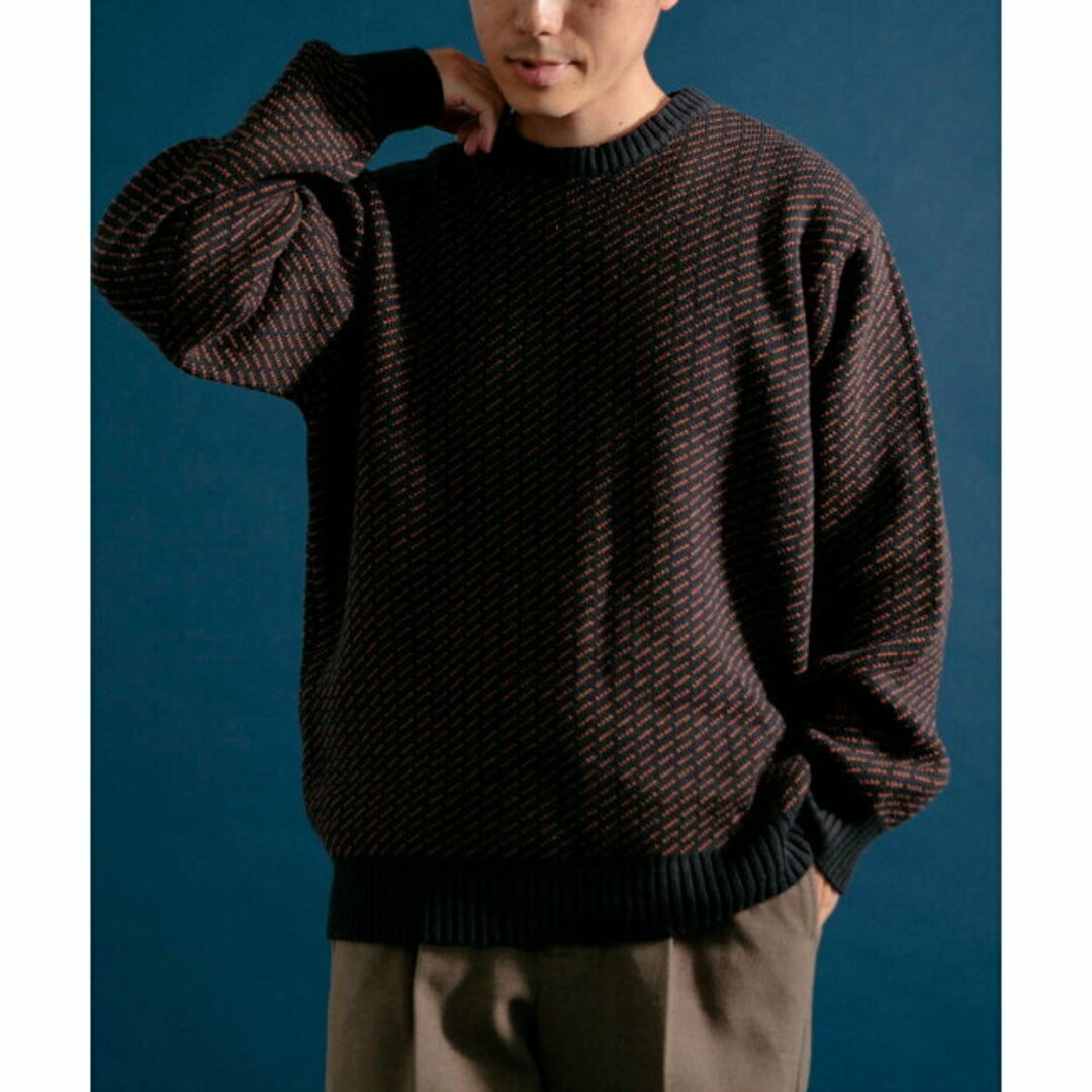 URBAN RESEARCH ITEMS(アーバンリサーチアイテムズ)の【GRY】Mウォッシャブル バーズアイ クルーニット メンズのトップス(ニット/セーター)の商品写真