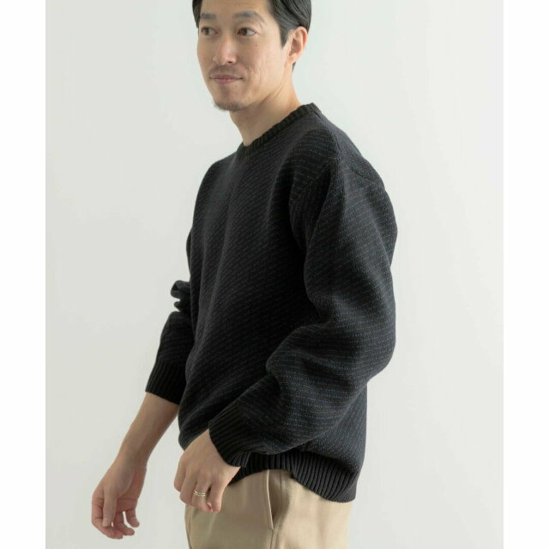 URBAN RESEARCH ITEMS(アーバンリサーチアイテムズ)の【GRY】Mウォッシャブル バーズアイ クルーニット メンズのトップス(ニット/セーター)の商品写真