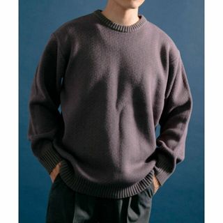 アーバンリサーチアイテムズ(URBAN RESEARCH ITEMS)の【GRY】Mウォッシャブル バーズアイ クルーニット(ニット/セーター)