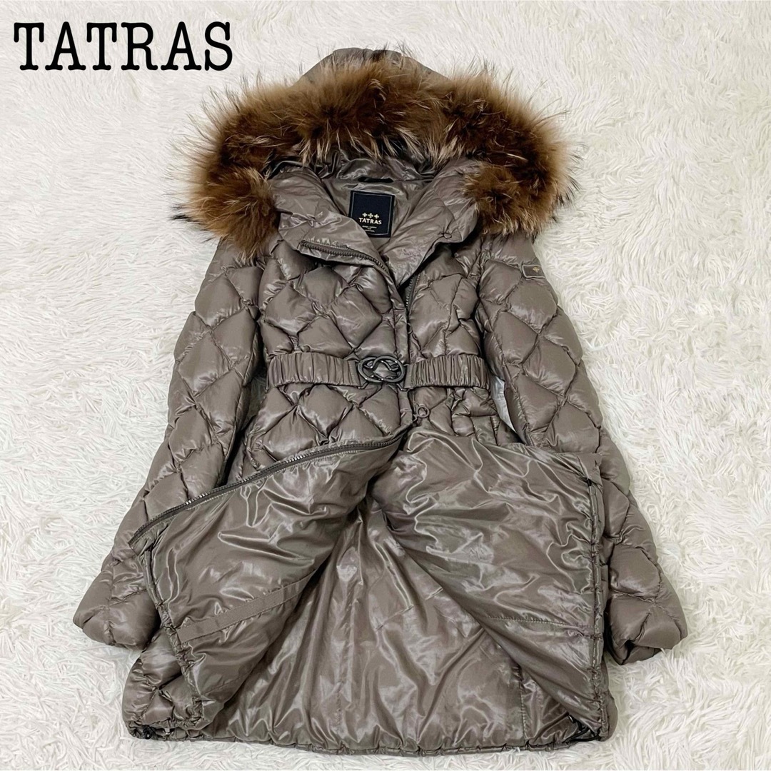 TATRAS - タトラス 定価¥99,000 ダウンコート キルティング ベルト付き