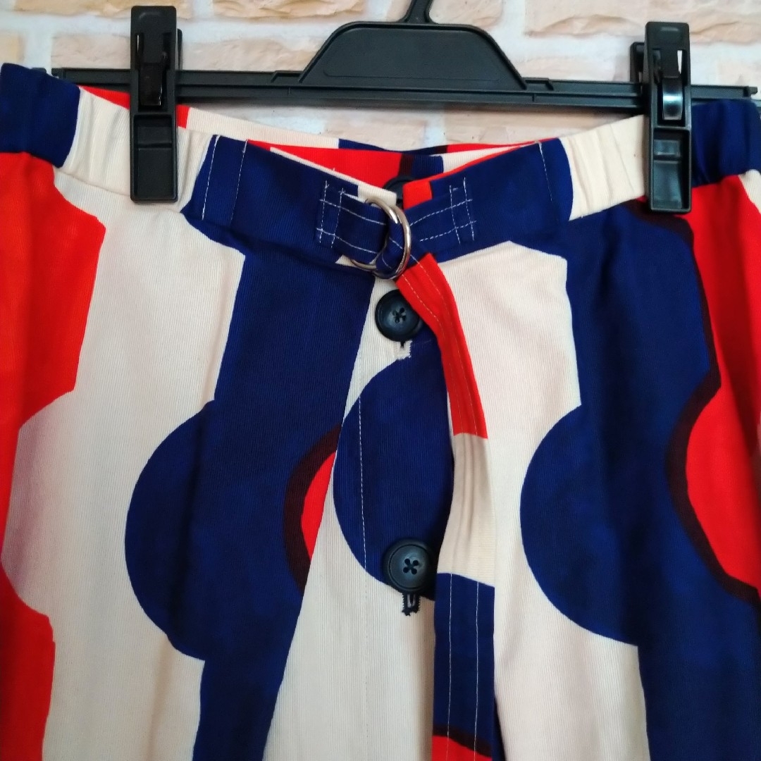 TSUMORI CHISATO(ツモリチサト)の希少 TSUMORI CHISATO ツモリチサト 復刻柄 ロングスカート 綿 レディースのスカート(ロングスカート)の商品写真