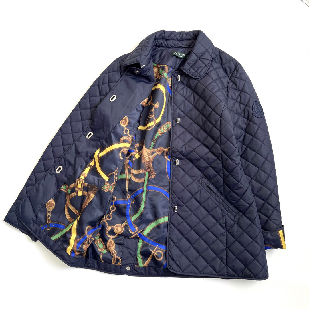 POLO RALPH LAUREN - ラルフローレン 裏地スカーフチェーン総柄 POLO RALPH LAUREN - ラルフローレン 裏地スカーフチェーン総柄
