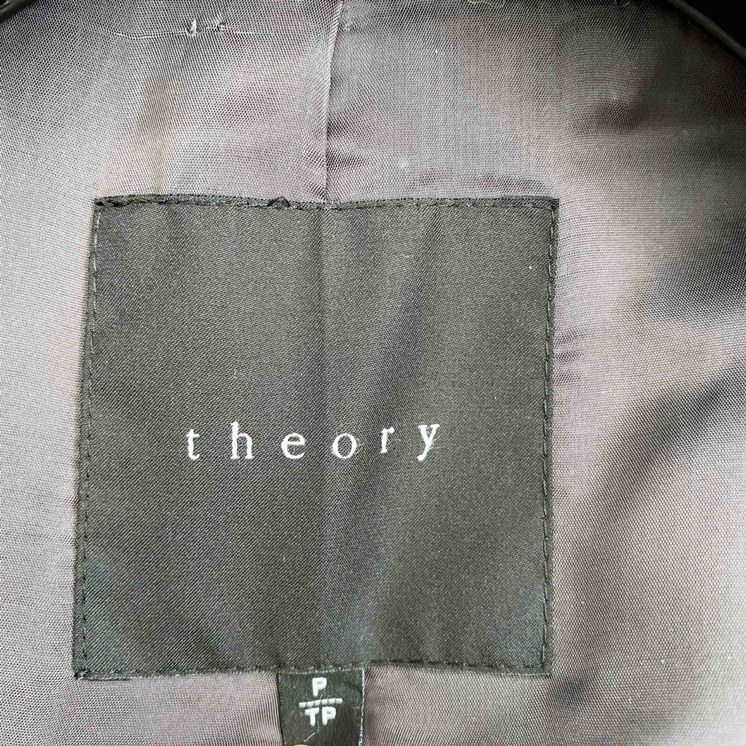 theory(セオリー)のセオリー theory ウール パイル ボア コート ジャケット グレー レディースのジャケット/アウター(ロングコート)の商品写真