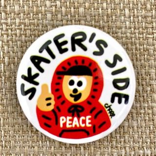 スラッシャー(THRASHER)の新品 Charr SKATER'S SIDE 缶バッジ ONE-CHU(その他)