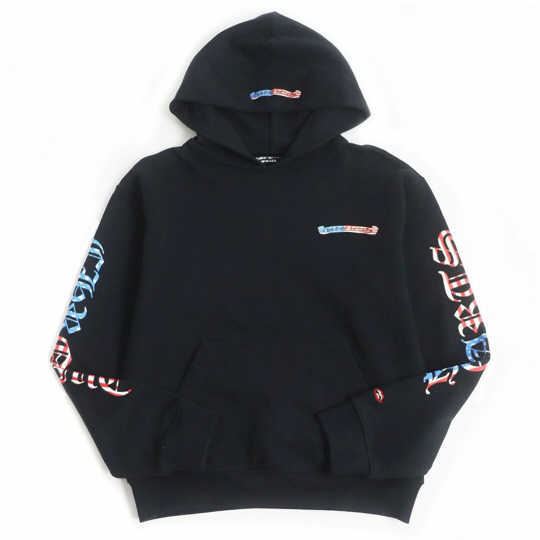 美品□クロムハーツ 2990-304-6093 MATTYBOY AMERICA HOODIE アームロゴプリント プルオーバー パーカー/フーディー  黒 S USA製 正規品 | フリマアプリ ラクマ