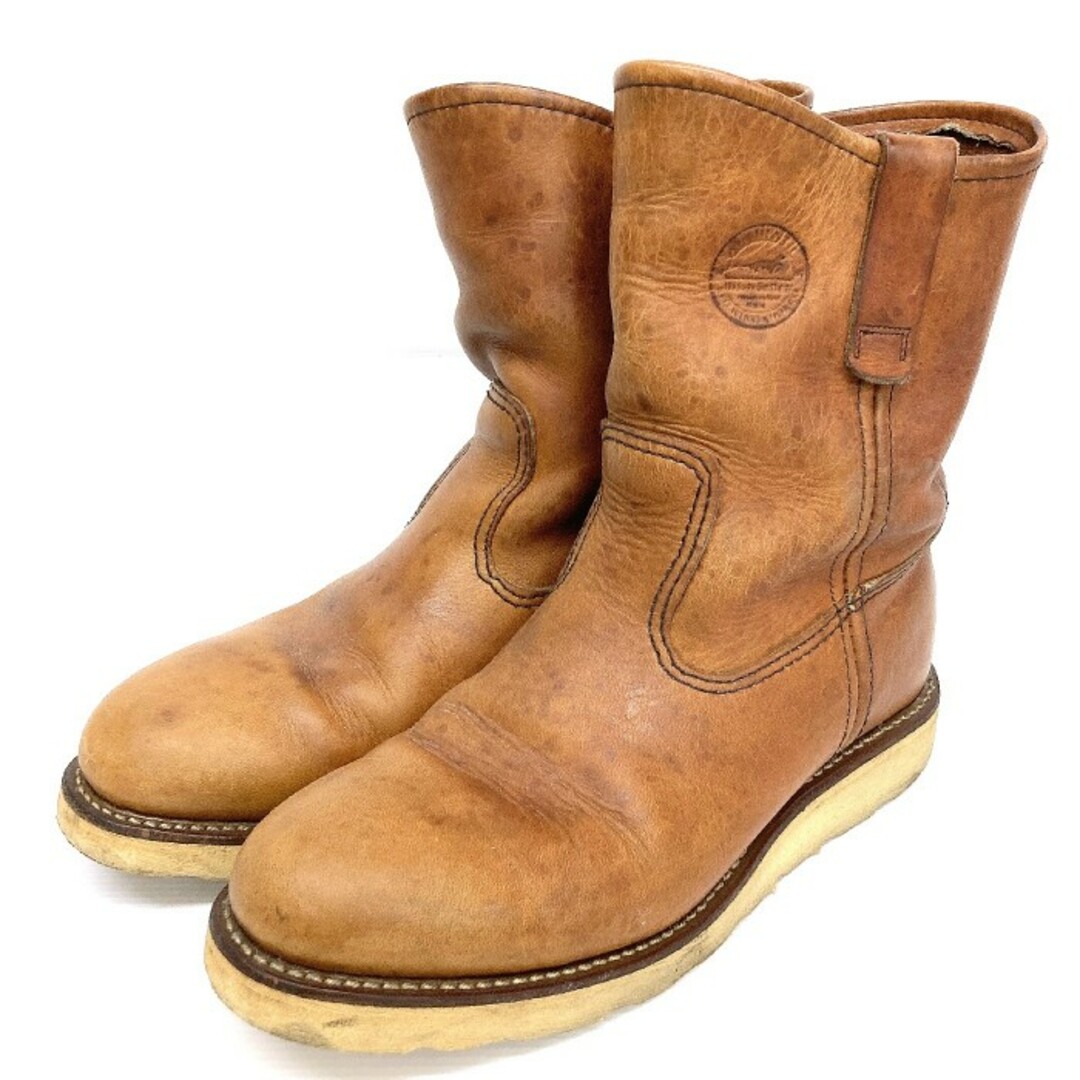 REDWING(レッドウィング)の★RED WING レッドウイング 緑犬タグ 97年製 ペコスブーツ M22012 ライトブラウン size7 1/2 メンズの靴/シューズ(ブーツ)の商品写真