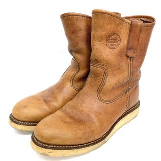 レッドウィング(REDWING)の★RED WING レッドウイング 緑犬タグ 97年製 ペコスブーツ M22012 ライトブラウン size7 1/2(ブーツ)