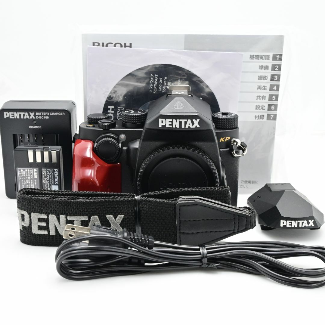 ペンタックス　PENTAX KP J limited Black & Gold スマホ/家電/カメラのカメラ(デジタル一眼)の商品写真