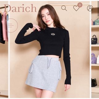 Darich - Darich♡レタリングジャガードニットチュニックの通販｜ラクマ