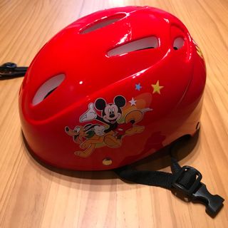 アイデス(ides)のヘルメット　キッズ　ディズニー　ミッキーマウス 子供用 自転車用ヘルメット(自転車)
