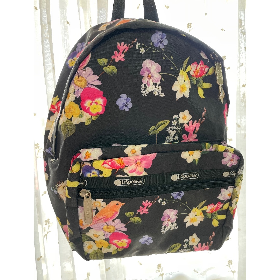 LeSportsac レスポートサック バックパックショルダーバッグ チェスティポケット×2ジップポケット×2