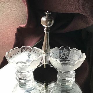 バカラ(Baccarat)の激レア素敵な♡オールドバカラBACCARAT調味料入れ ♡アクセサリーケースにも(グラス/カップ)