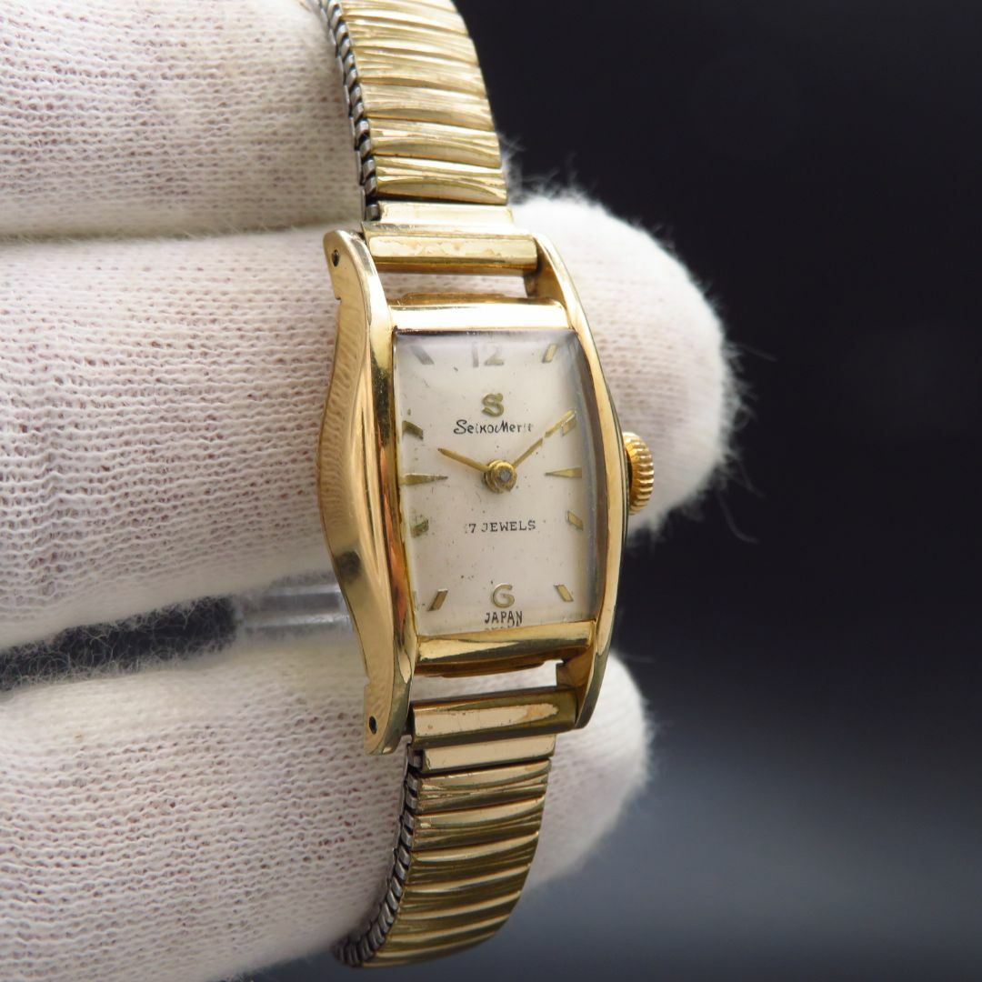 SEIKO - Seiko Merit 手巻き腕時計 14K GF ビンテージ ゴールド SEIKO - Seiko Merit 手巻き腕時計 14K GF ビンテージ ゴールド