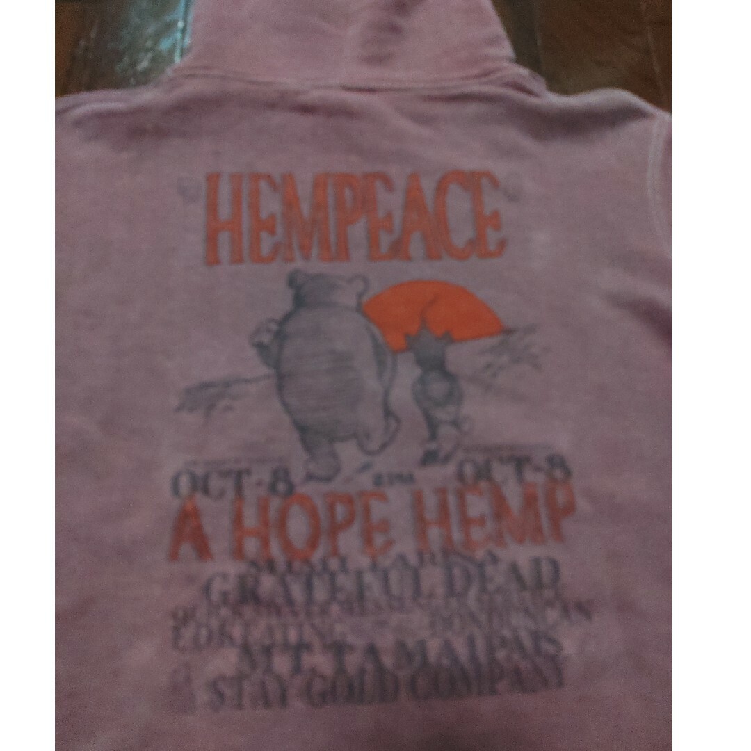 PHATEE(ファッティー)のA HOPE HEMP phatee THC GO HEMP パーカー　L　古着 メンズのトップス(パーカー)の商品写真