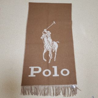 ポロラルフローレン(POLO RALPH LAUREN)のラルフローレン 大判 ストール マフラー ベージュ(マフラー)