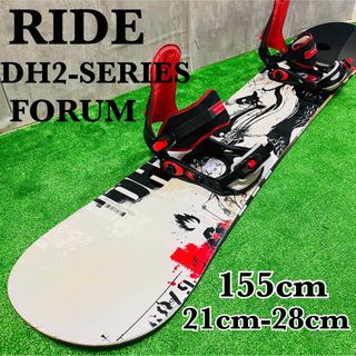 RIDE - ライド DH2-SERIES 155cm スノーボード メンズ2点セット