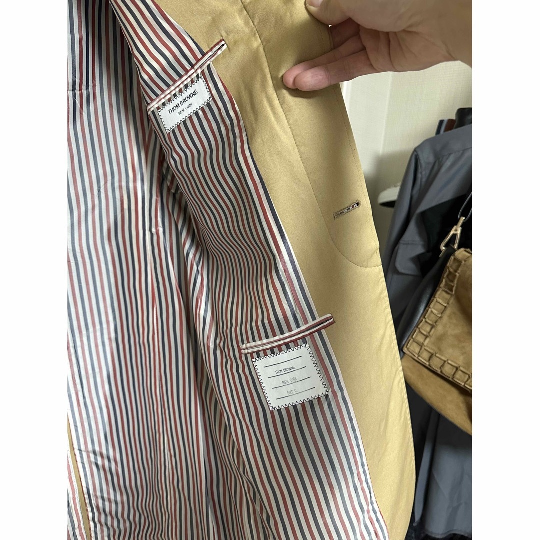 THOM BROWNE(トムブラウン)のTHOM BROWNE トムブラウン　ステンカラーコートSIZE:0  メンズのジャケット/アウター(ステンカラーコート)の商品写真