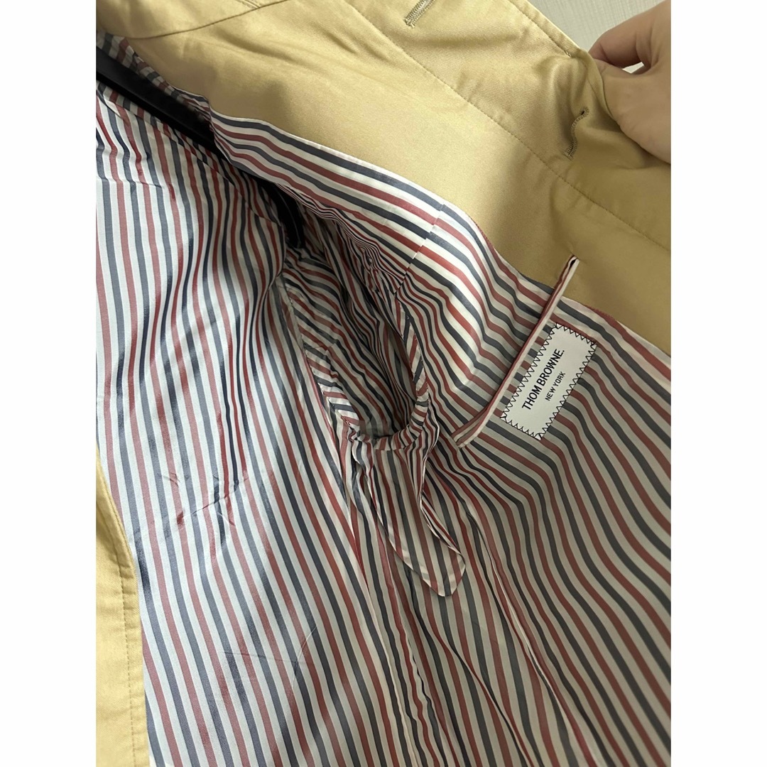 THOM BROWNE(トムブラウン)のTHOM BROWNE トムブラウン　ステンカラーコートSIZE:0  メンズのジャケット/アウター(ステンカラーコート)の商品写真