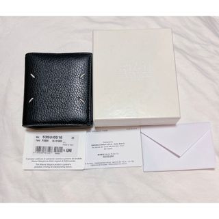 マルタンマルジェラ(Maison Martin Margiela)のMaison Margielaメゾン マルジェラレザーフォールディングウォレット(折り財布)