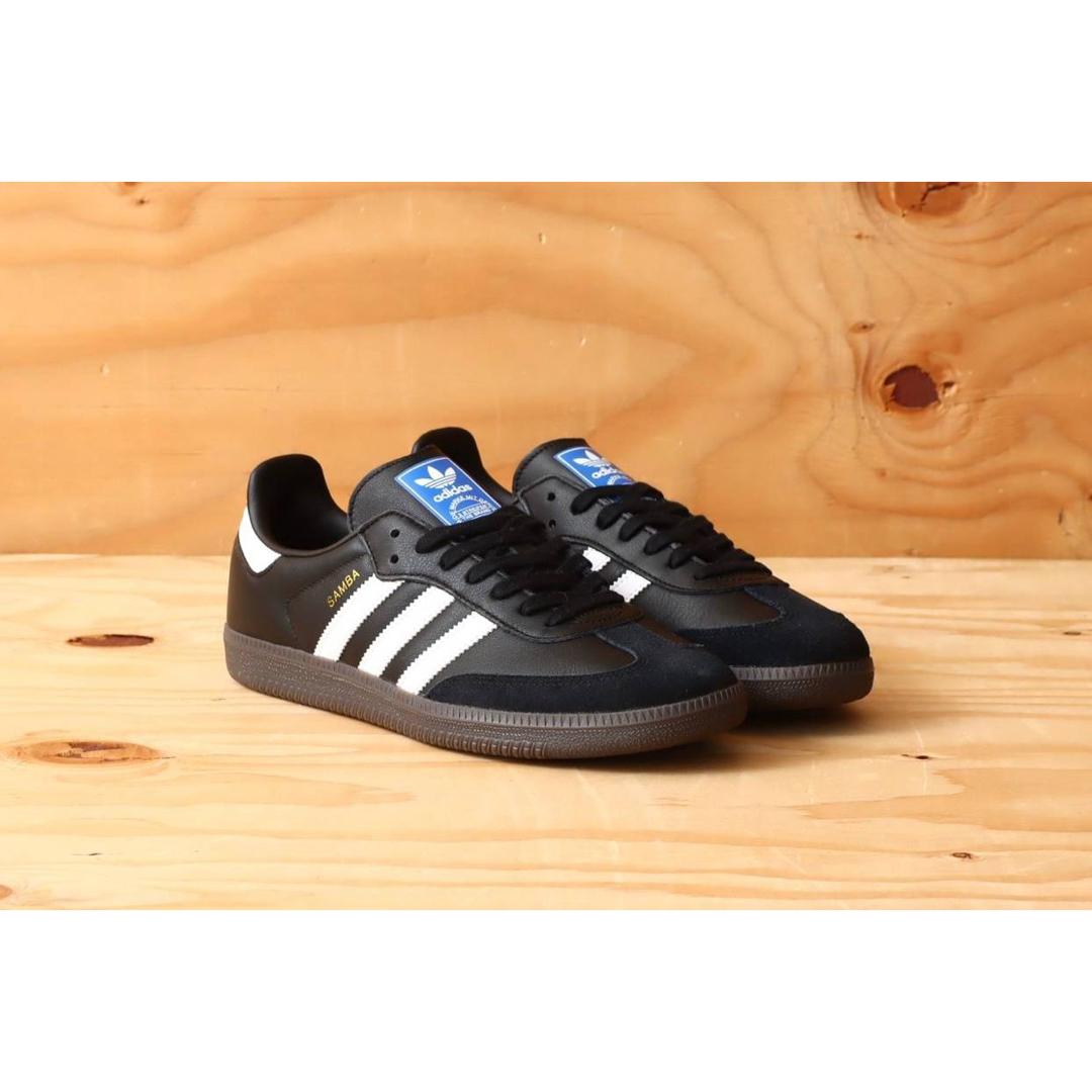 adidas - adidas SAMBA OG アディダス サンバ B75807 黒 25,5の adidas - adidas SAMBA OG アディダス サンバ B75807 黒 25,5の