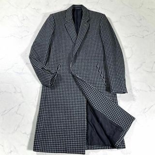 ラッドミュージシャン(LAD MUSICIAN)の【極美品】LAD MUSICIAN ラッドミュージシャン　千鳥柄チェスターコート(チェスターコート)