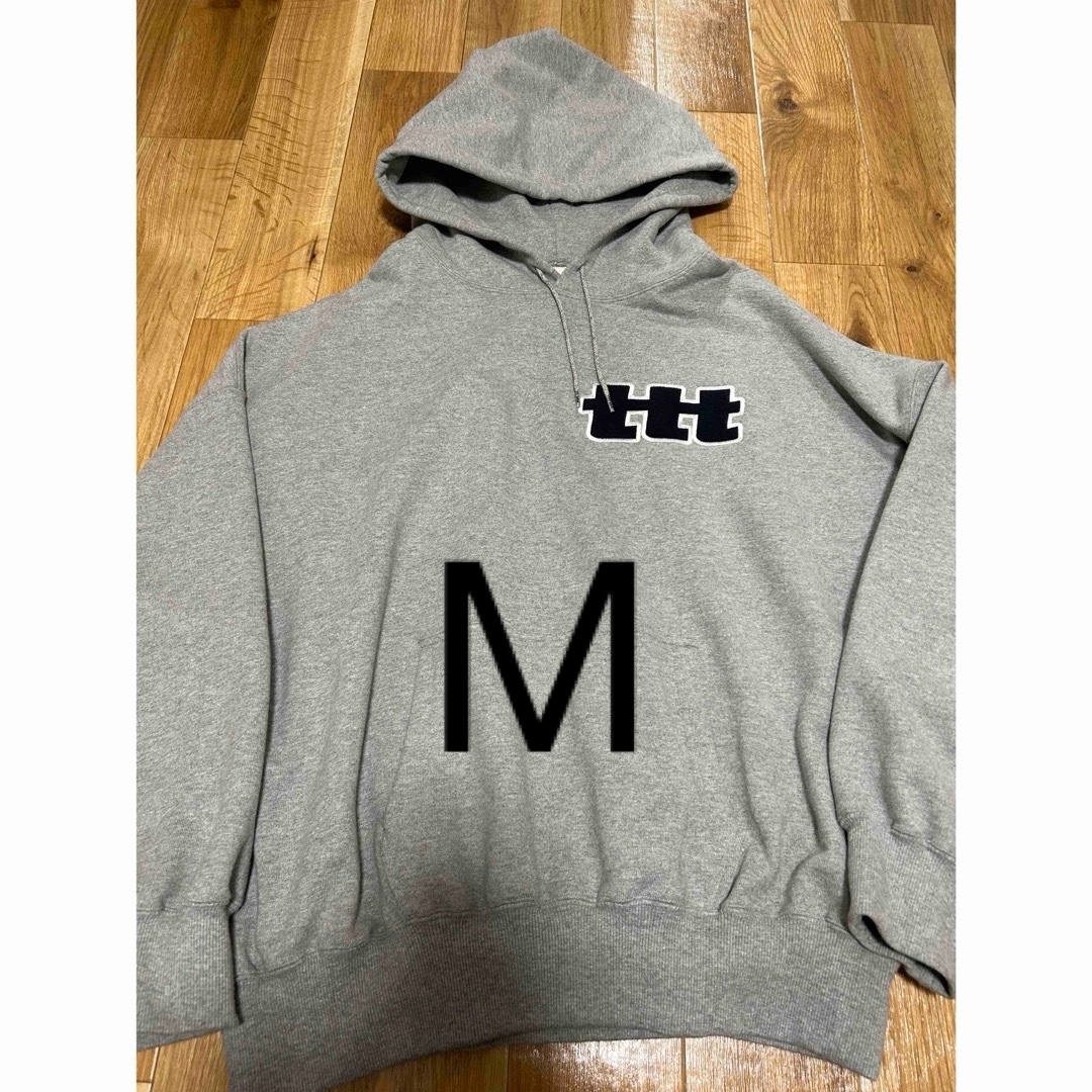 TTT MSW TTT logo hoodie (gray) Mサイズ