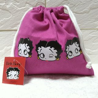 ベティブープ(Betty Boop)の☆ラスト☆【新品/未使用/タグ付き】Betty Boop   巾着ベティーブープ(キャラクターグッズ)