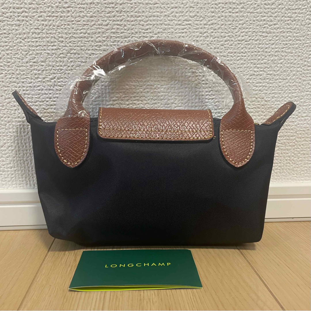 レディース新品未使用 longchamp ロンシャン ハンドル付きポーチ ...