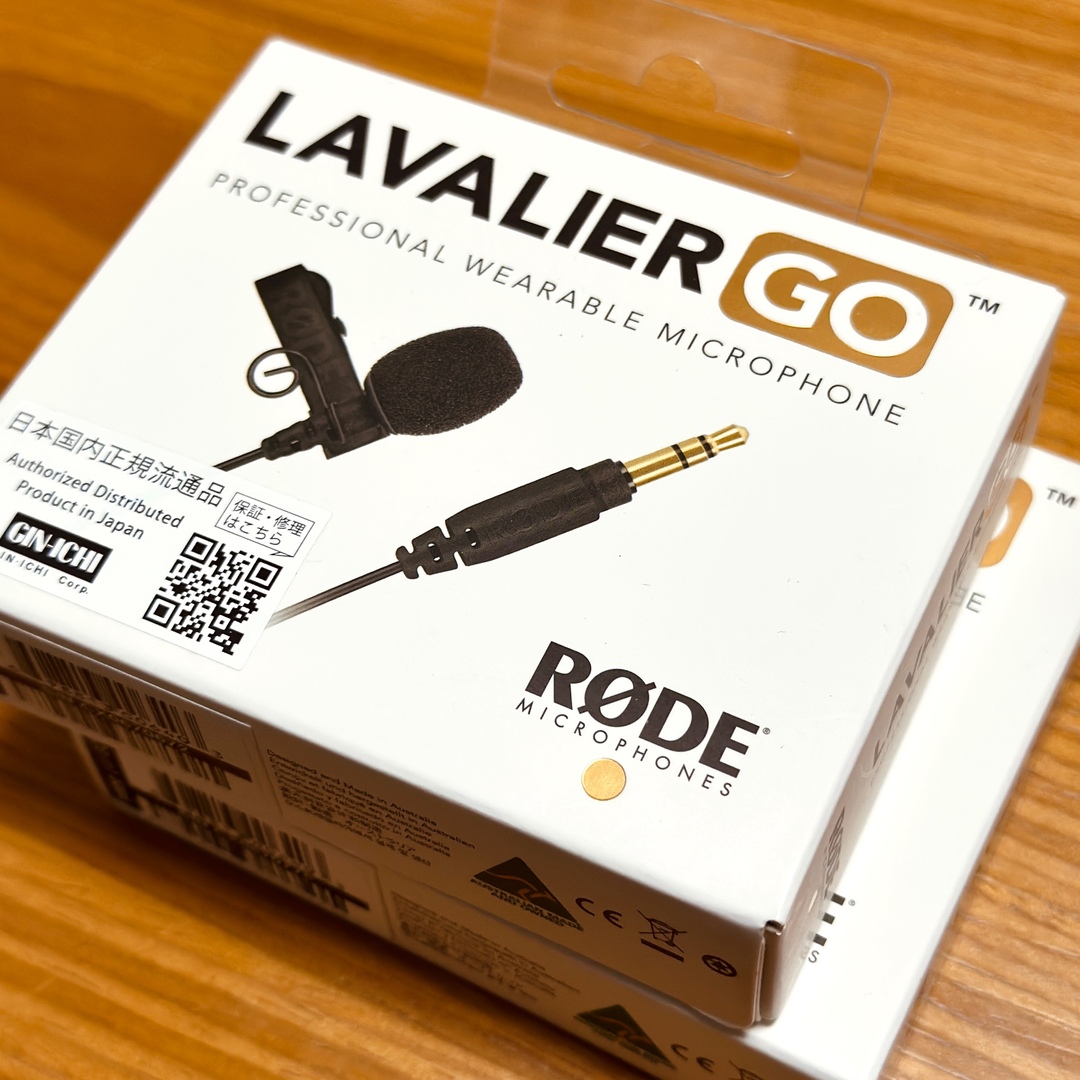 RODE ロード Lavalier GO ラベリアゴー ピンマイク【2点セット】の通販 ...
