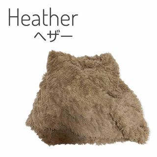 ヘザー(heather)の【ほぼ新品】Heather ヘザー ファースヌード ネックウォーマー(マフラー/ショール)