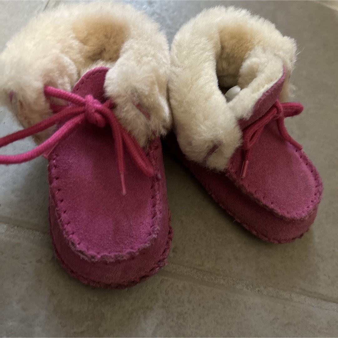 かわいい★ UGGブーツ　キッズ 14.5cm もこもこファー付