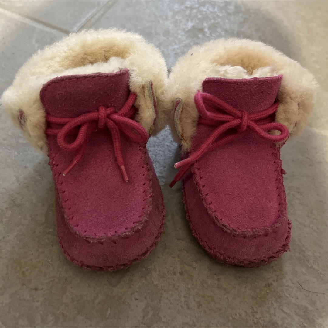 かわいい★ UGGブーツ　キッズ 14.5cm もこもこファー付