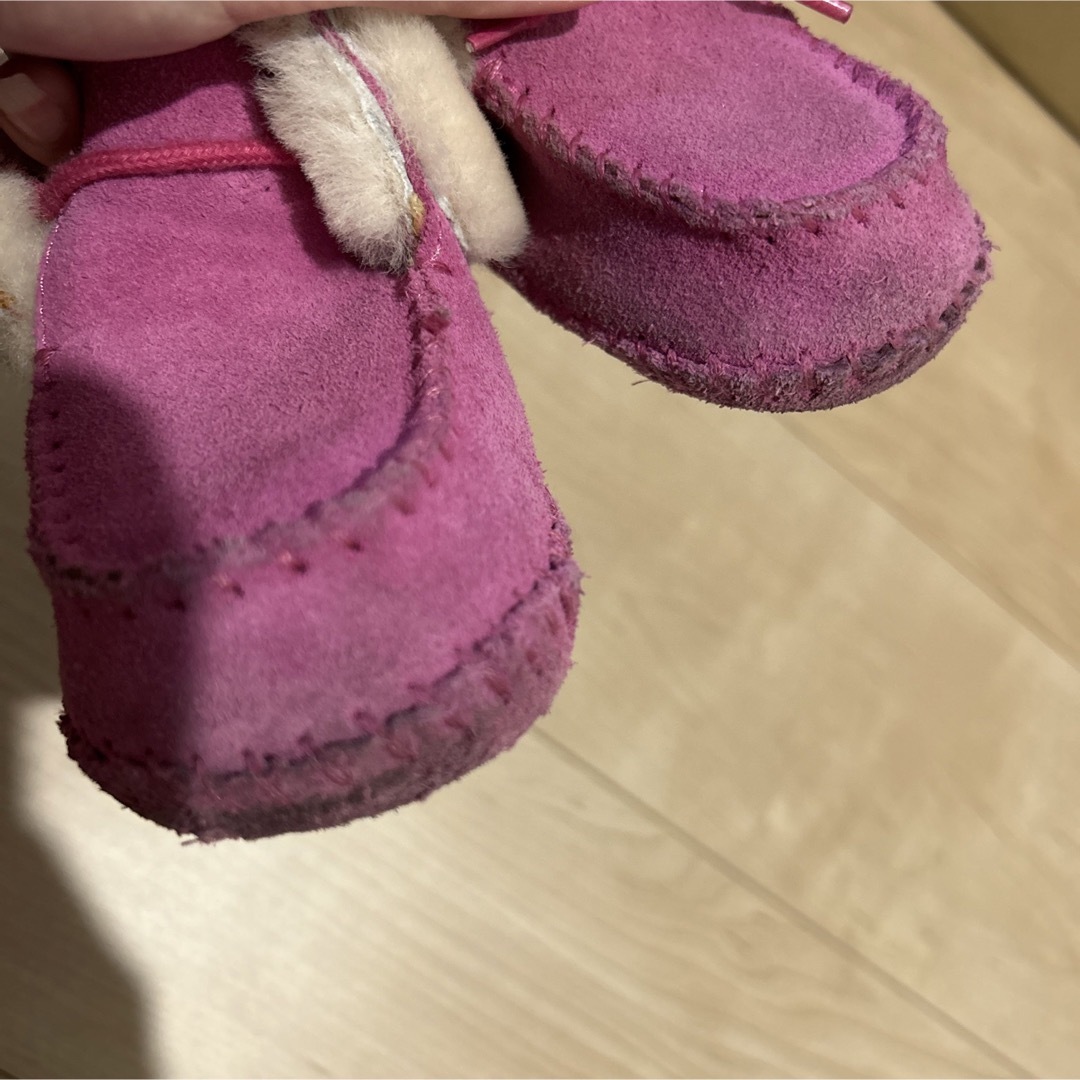 かわいい★ UGGブーツ　キッズ 14.5cm もこもこファー付