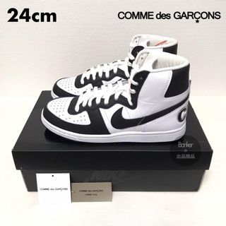 コムデギャルソン(COMME des GARCONS)の【24cm】コムデギャルソン ナイキ ターミネーター ハイ ブラック 黒(スニーカー)