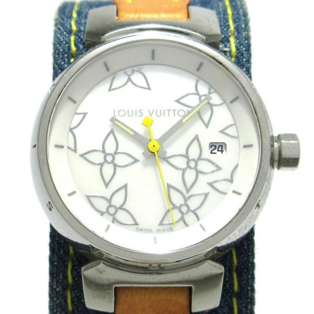 ヴィトン 腕時計 Q121C レディース 白