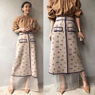 Ameri vintage　eddita flip skirt