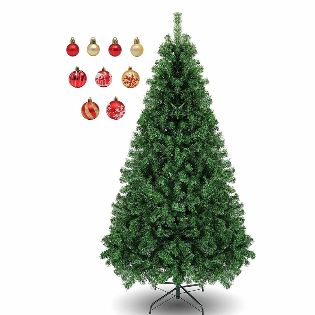 クリスマスツリー 180cm リアル 人工クリスマスツリー クリスマスオーナメン