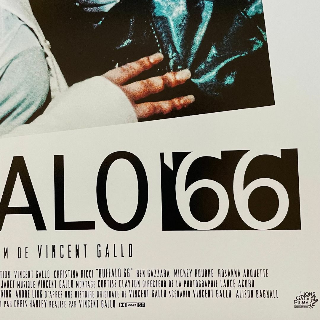 フランス版新品ポスター『バッファロー'66』☆ヴィンセント フランス版新品ポスター『バッファロー'66』☆ヴィンセント