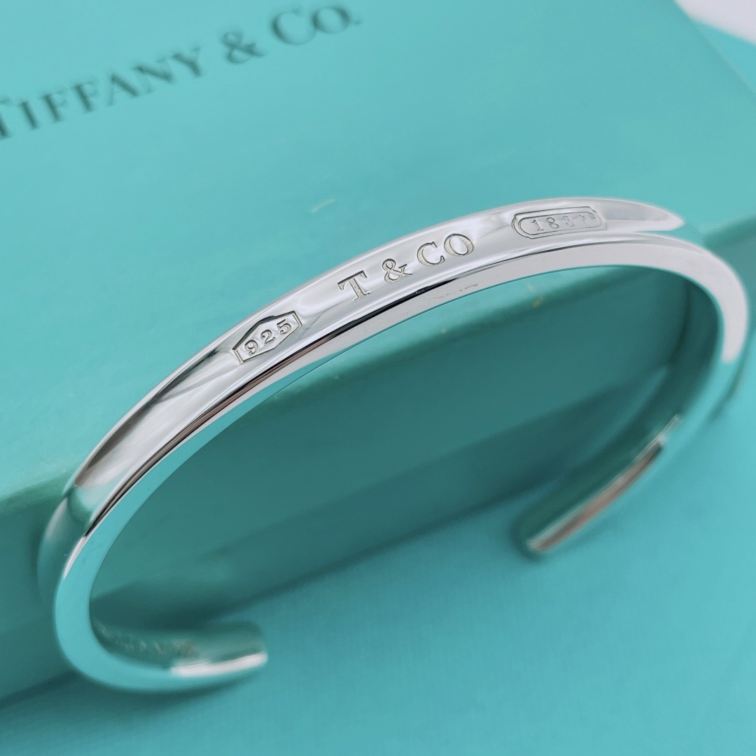 ティファニー　TIFFANY　1837バングル　ナローバングル　全周　良品