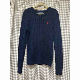 ラルフローレン(Ralph Lauren)のRalph Lauren 紺色セーター Mサイズ(ニット/セーター)