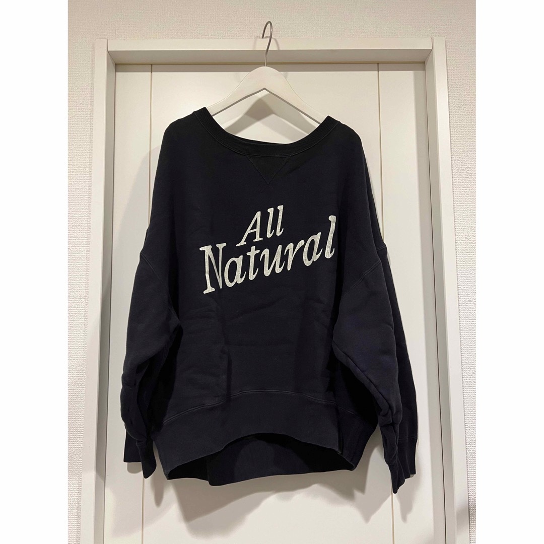 INSCRIRE クルーネックロゴスウェット　All Natural トレーナー