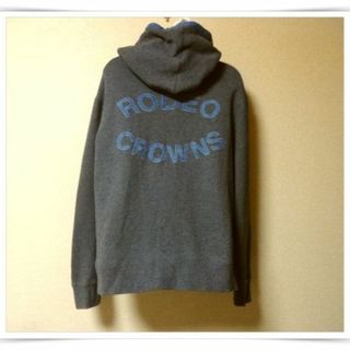 ロデオクラウンズワイドボウル(RODEO CROWNS WIDE BOWL)のRODEO CROWNS♡メキシカンボーダーリバーシブルジップパーカー(パーカー)