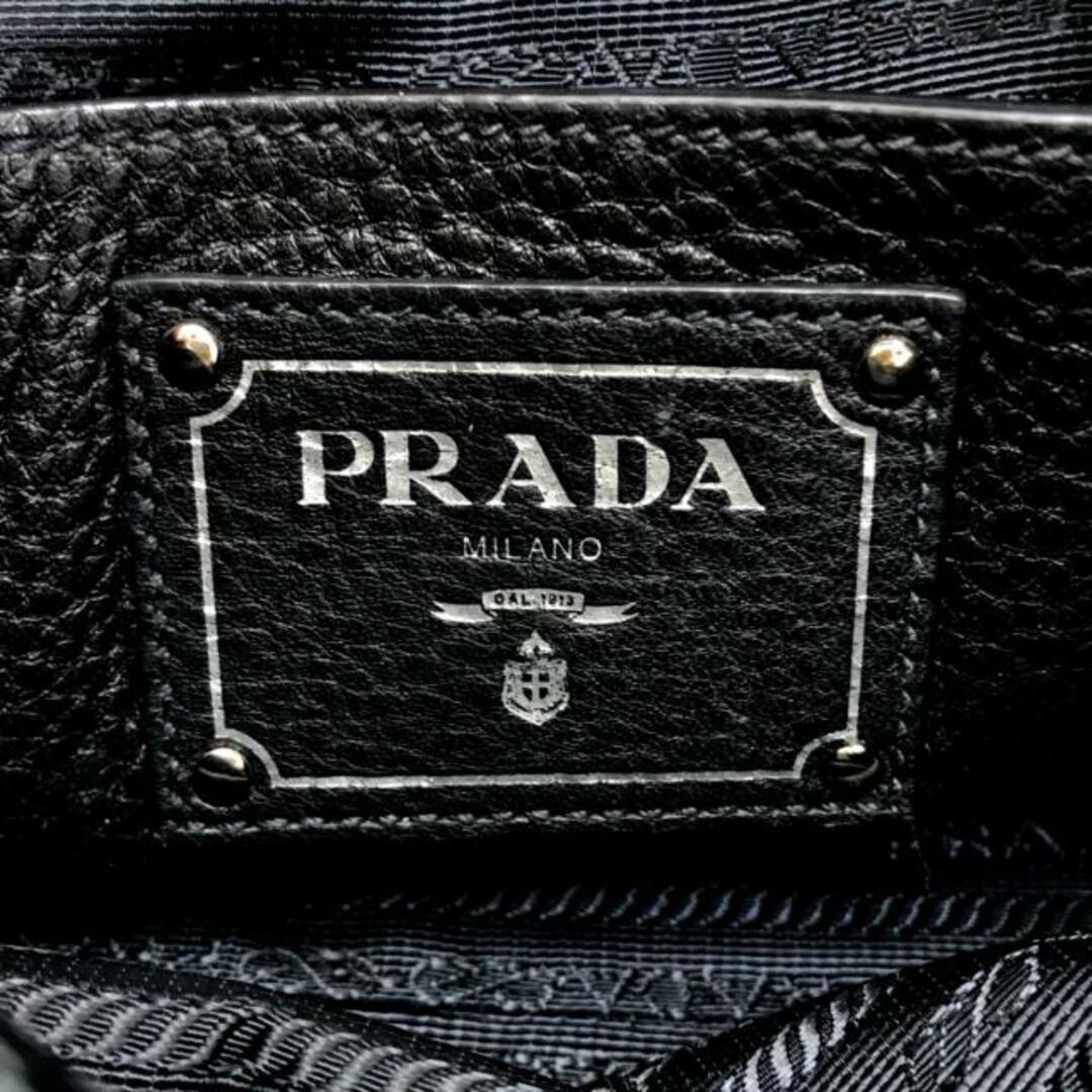 プラダ ハンドバッグ美品  - 黒 革タグ