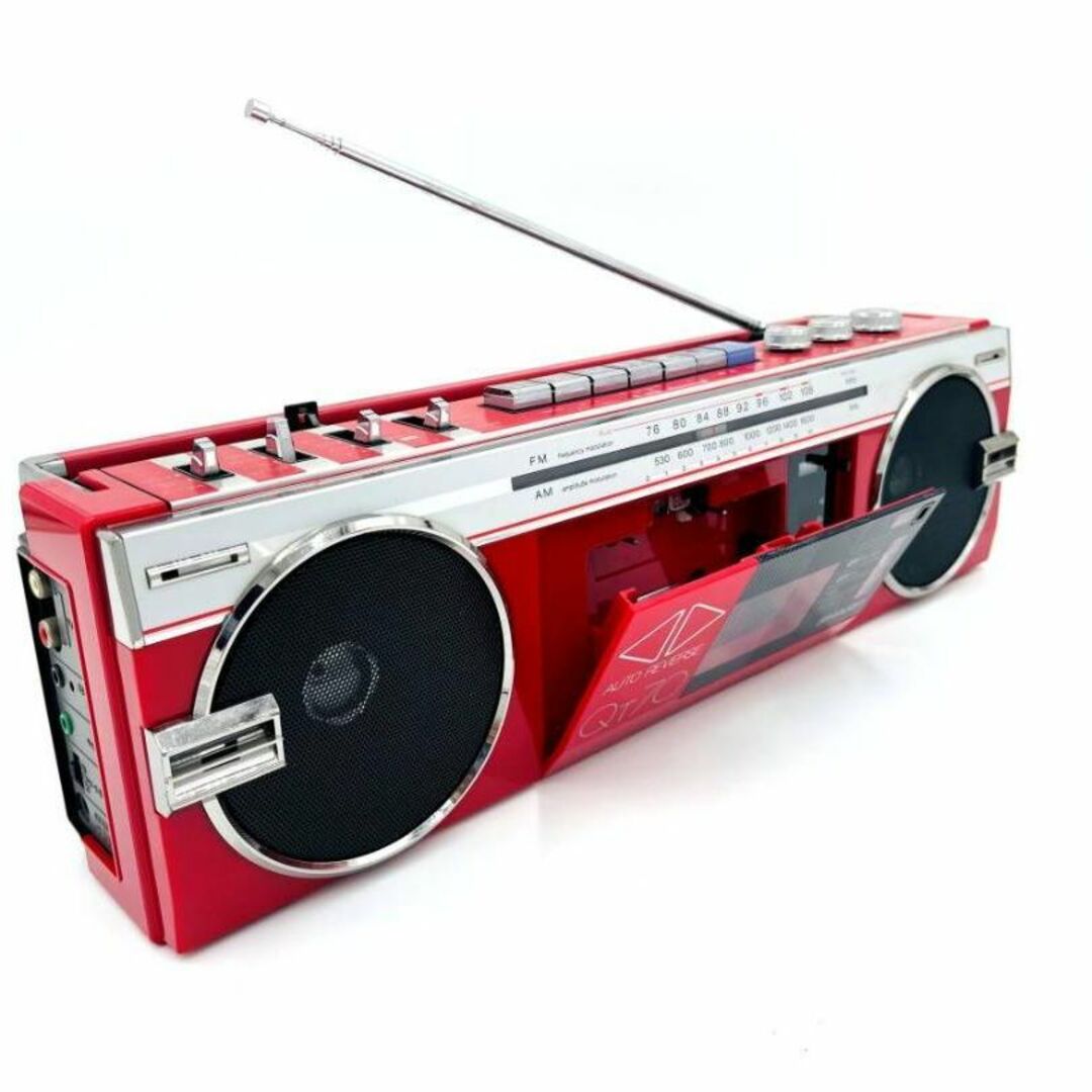 極美品】SHARP シャープ QT70 FM・AM ラジカセ 昭和レトロ-