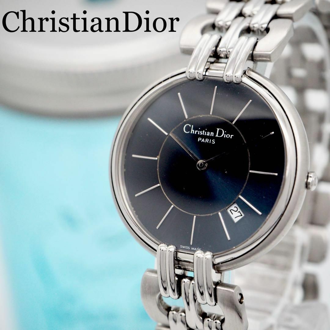 9 クリスチャンディオール時計　レディース腕時計　メンズ腕時計　バキラ　ネイビー